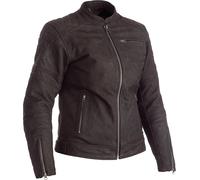 RST Ripley Veste en cuir de moto pour dames, Marron, Taille XS