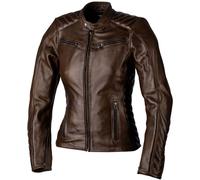 RST Roadster 3, veste en cuir pour femmes M Marron Marron