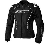 RST S-1 Mesh Veste textile de moto pour dames, Noir/Blanc, Taille XXL