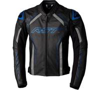 RST S-1, veste en cuir 3XL Noir/Gris/Bleu Noir/Gris/Bleu