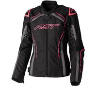 §Blouson Moto Femme RST S1 Tex Rose Néon§