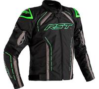 RST S-1, veste textile imperméable 3XL Noir/Gris/Vert Néon Noir/Gris/Vert Néon