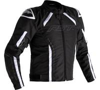 RST S-1, veste textile imperméable XL Noir/Blanc Noir/Blanc