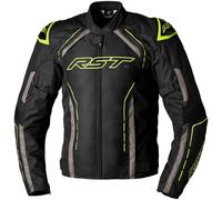 RST S-1, veste textile imperméable M Noir/Gris/Jaune Néon Noir/Gris/Jaune Néon