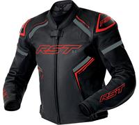 RST Moto Veste moto en cuir RST S1 D3O perforée XL Noir/Rouge/Gris
