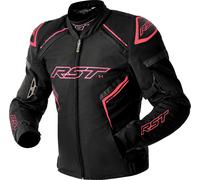 RST S1 D3O, veste textile imperméable pour femmes M Noir/Fuchsia Noir/Fuchsia