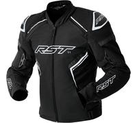 RST S1 D3O Veste textile moto imperméable, noir-blanc, taille 52 pour homme