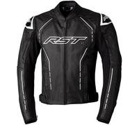 RST S1 Leather Jacket Black White Taille 44