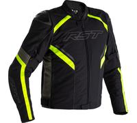 RST Sabre Airbag Moto Veste Textile, noir/gris/néon, Taille S