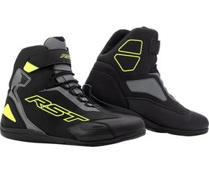 RST Sabre Moto Shoe Mens CE Boot Black/Grey/Flo Yellow