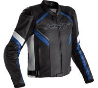 RST Sabre, veste en cuir L Noir/Blanc/Bleu Noir/Blanc/Bleu