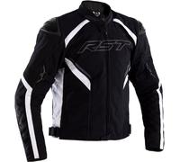 RST Sabre, veste textile imperméable L Noir/Blanc Noir/Blanc