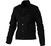 RST X Sherpa Denim, veste en jean pour femmes L Noir Noir