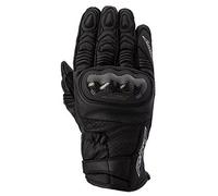 RST Shortie CE Gants de Moto Courts d'été en Cuir (M, Noir)