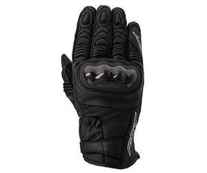 RST Shortie CE Gants de Moto Courts d'été en Cuir (M, Noir)