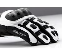 RST Sport Mid, gants imperméables 7 Blanc/Noir Blanc/Noir