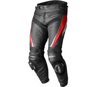 RST TracTech Evo 5, pantalon en cuir perforé S Noir/Rouge Noir/Rouge