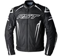 RST TracTech Evo 5, veste textile imperméable M Noir/Blanc Noir/Blanc