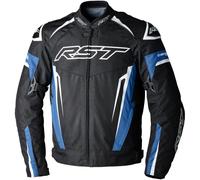RST Tractech EVO 5 veste textile de moto imperméable, noir/bleu, Taille M