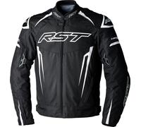 RST TracTech Evo 5, veste textile imperméable L Noir/Blanc Noir/Blanc