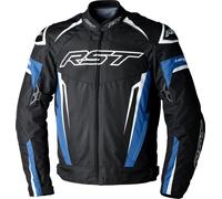 RST TracTech Evo 5, veste textile imperméable S Noir/Bleu Noir/Bleu