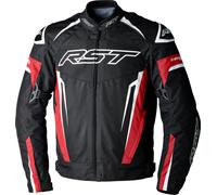 RST TracTech Evo 5, veste textile imperméable S Noir/Rouge Noir/Rouge