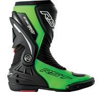 RST Moto – Bottes moto TracTech Evo D3O perforées – Noir/Vert Néon – 47 EU