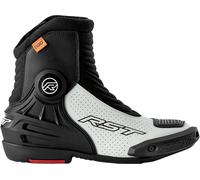 RST Moto – Bottes moto Tractech Evo Short D3O perforées Noir/Blanc Taille EU 47 Homme