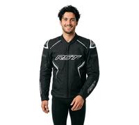 RST S1 D3O Veste textile moto imperméable, Noir/Blanc, Taille XL