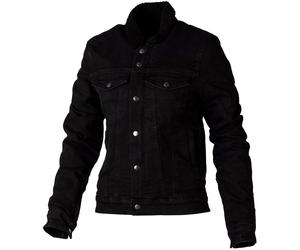 RST X Sherpa Denim, veste en jean pour femmes S Noir Noir