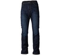 RST Moto Jean moto x Straight SL - Textile renforcé aramide, jambe courte, CE - Bleu foncé