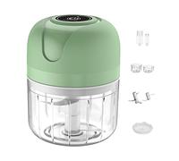 RSTYS Mini hachoir électrique sans fil, petit robot alimentaire pour ail, oignons, légumes, hachage, mélangeur de fruits