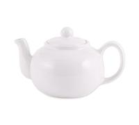 RSVP New Tea Kettle Teapot 48oz Stoneware Herbal White Microwave Coffre-fort