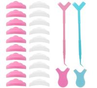 RT 20 pièces Pads Rehaussement de Cils Autocollants, Pads En Silicone, Pad de Cils, Admirablement Rehaussés, Lash Lift Curlers, Silicone Eye Shield, Pour à Domicile et en Salon (5 tailles)