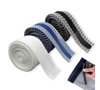 RT 3 pièces Ourlet Thermocollant, Résistant au Lavage, Ajustement Libre, Facile Sans Couture, Ourlet Facile Sans Couture, Bande pour Ourlet, Ruban Thermocollant, Couture, Pour Rideaux, Jeans