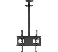 RT de Montage au Plafond pour téléviseur, Compatible avec écran LED de 55 à 65 Pouces, Charge maximale de 85 LB, pour Centre Commercial, Lieu de Travail ou Magasin de Rue.