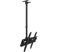 RT de Montage TV au Plafond, RT TV inclinable et pivotant, Compatible avec la Plupart des écrans LED de 40 à 70 Pouces, RT TV sur Poteau pouvant rter jusqu'à 99 LB (3,54 m)