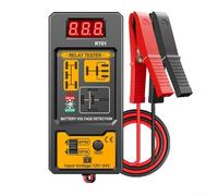 RT01 Analyseur de relais automobile avec écran numérique pour test de relais 12 V et 24 V portable et facile à utiliser