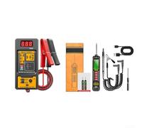 RT01 Testeur de relais avec affichage numérique pour analyse de batterie marine 4/5 broches 12 V/24 V pour voiture, camion, détecteur de circuit automobile portable (RT01 A3016)