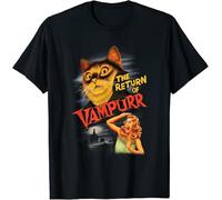 rt0a3wwu Limited The Return of Vampurrs Meowcula Horror Cat Vampire Fun Movie Shirt