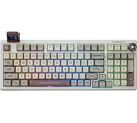 Rt100 Clavier De Jeu Mécanique À 97 Touches Bt5.0/2.4G/Usb-C Avec Écran D'Affichage Personnalisable, Prise Remplaçable À Chaud, Batterie 5000 Mah Pour Windows/Mac (Flamingo Switch)[CLA671153]