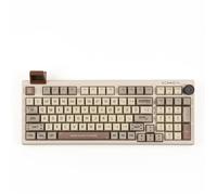 RT100 Clavier Mécanique Gaming, 97 Touches avec Montage par Joints, Ecran personnalisable, Commutateur Flamingo, Gris