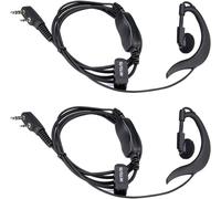 RT5R Walkie Talkie Earphone,Safety Helmet,G-Shape Bodyguard Earphone,Compatible RT5R RT24 RT27 RT28 RT619 BF-88E BF-888S Nestling Kenwood (2 pcs)
