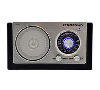 RT602 Radio Rétro FM/MW Boitier en bois Noir/argent