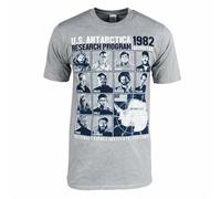 Rt61FM The Thing Outpost #31 Mens T Shirt John Carpenter Heather Grey Horror Movie 3XL