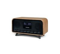 Thomson RT850BT ¿ Radio-réveil & Enceinte Bluetooth Vintage 30W avec Radio FM et Double Alarme