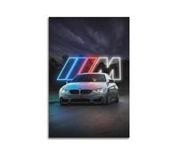 RTAG Impression sur toile représentant une voiture de sport allemande pour BMW F82 M4 (40 x 60 cm)