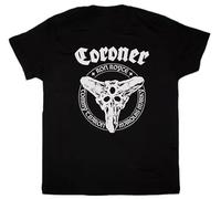 RTAuesser Coroner Band Logo T Shirt Full Size S-3XL Black L