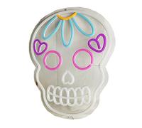 Rtauhife 1 Pièce Personnalisée de Mariage Crâne Style Signe Partie Décoration Murale Signe Décoration de la Chambre à EU Plug