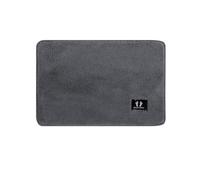 RTBQJ-AT Tapis de bain antidérapant Saugfähiger Tapis de salle de bain en microfibre Tapis de bain doux Certifié Öko-Tex 100 Lavable en machine 40 x 60 cm, Gris